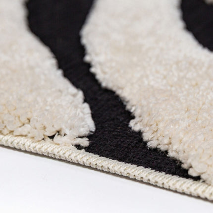 Moderne vloerkleden - Flair Rugs vloerkleed Esra Zebra Monochroom - Vloerkledenloods