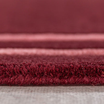 Moderne vloerkleden - Flair Rugs vloerkleed Gatsby Wool Bordeaux - Vloerkledenloods