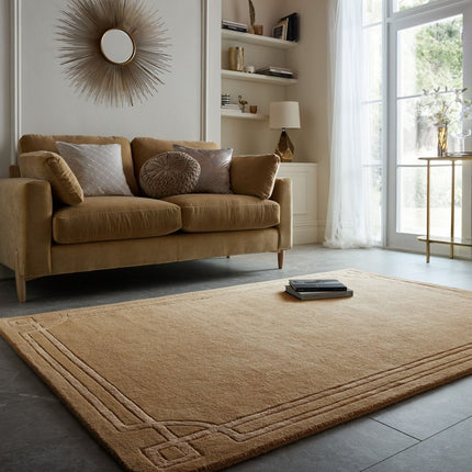 Moderne vloerkleden - Flair Rugs vloerkleed Gatsby Wool Naturel - Vloerkledenloods