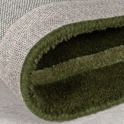 Moderne vloerkleden - Flair Rugs vloerkleed Gatsby Wool Olijf - Vloerkledenloods