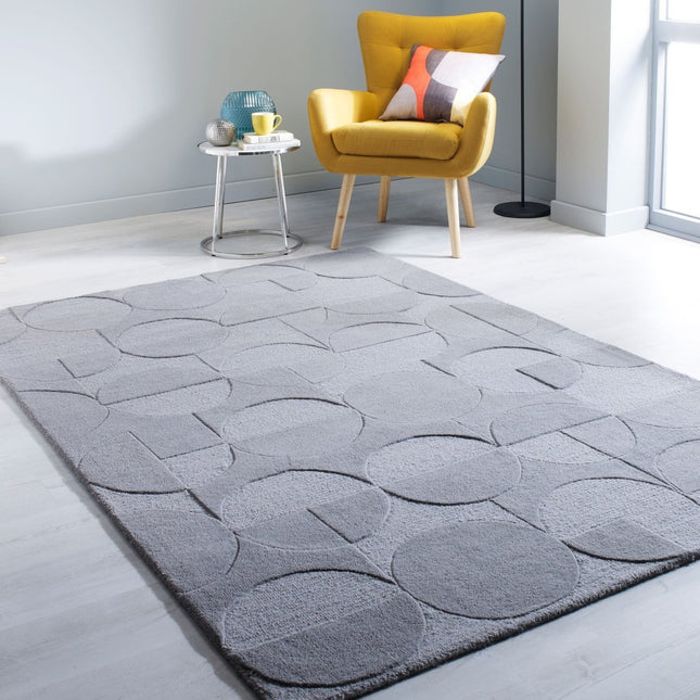 Moderne vloerkleden - Flair Rugs vloerkleed Gigi Grijs - Vloerkledenloods