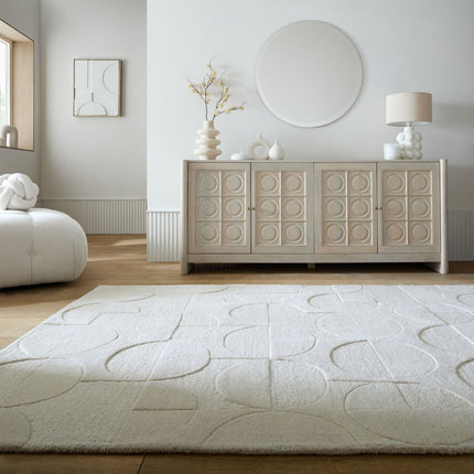 Moderne vloerkleden - Flair Rugs vloerkleed Gigi Ivoor - Vloerkledenloods