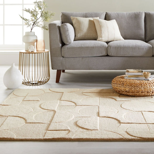 Moderne vloerkleden - Flair Rugs vloerkleed Gigi Naturel - Vloerkledenloods
