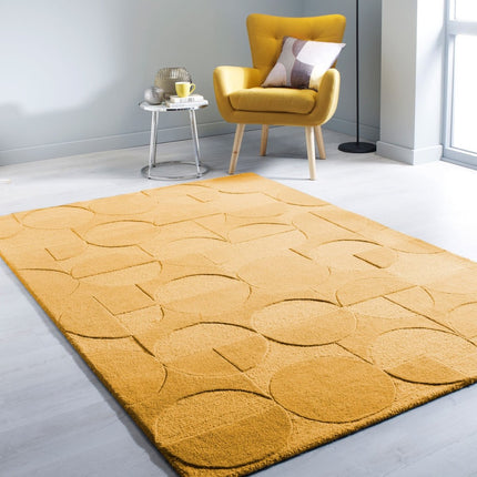 Moderne vloerkleden - Flair Rugs vloerkleed Gigi Oker - Vloerkledenloods