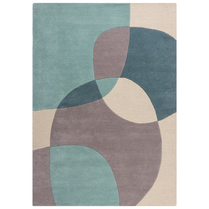 Moderne vloerkleden - Flair Rugs vloerkleed Glow Blauw - Vloerkledenloods