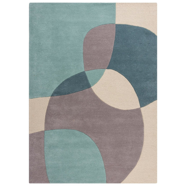 Moderne vloerkleden - Flair Rugs vloerkleed Glow Blauw - Vloerkledenloods