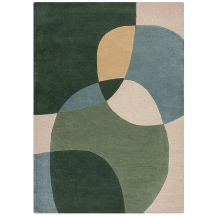 Moderne vloerkleden - Flair Rugs vloerkleed Glow Groen Blauw - Vloerkledenloods