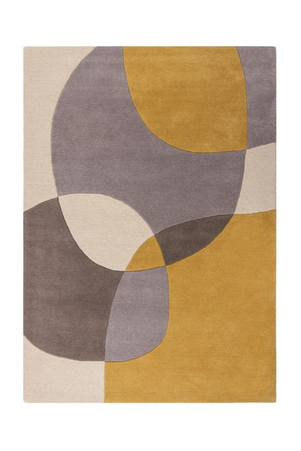 Moderne vloerkleden - Flair Rugs vloerkleed Glow Oker - Vloerkledenloods