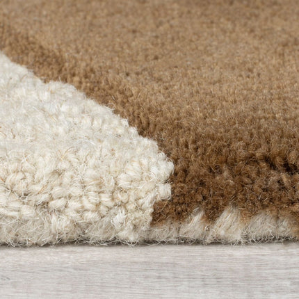 Moderne vloerkleden - Flair Rugs vloerkleed Glow Wool Naturel - Vloerkledenloods