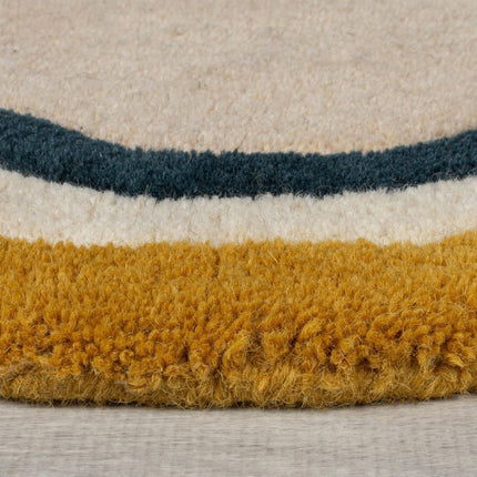 Moderne vloerkleden - Flair Rugs vloerkleed Leo Scallop Border Multi - Vloerkledenloods