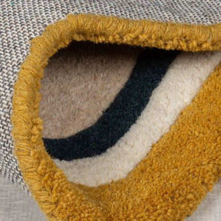 Moderne vloerkleden - Flair Rugs vloerkleed Leo Scallop Border Multi - Vloerkledenloods