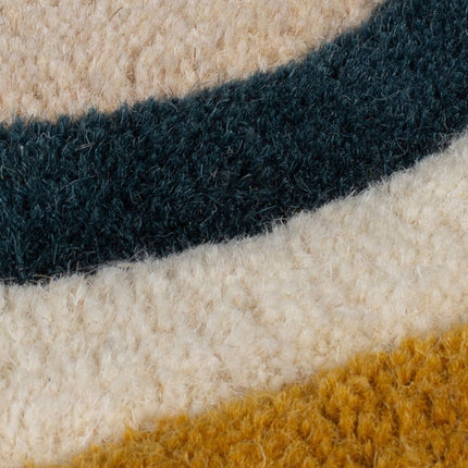 Moderne vloerkleden - Flair Rugs vloerkleed Leo Scallop Border Multi - Vloerkledenloods