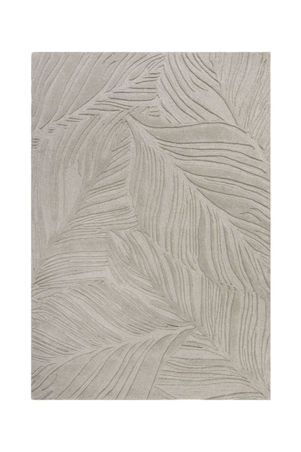 Moderne vloerkleden - Flair Rugs vloerkleed Lino Leaf Grijs - Vloerkledenloods