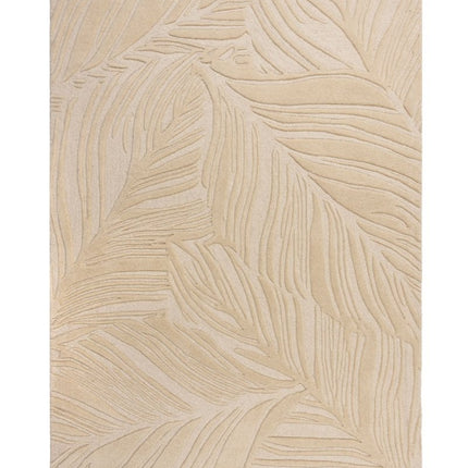 Moderne vloerkleden - Flair Rugs vloerkleed Lino Leaf Naturel - Vloerkledenloods