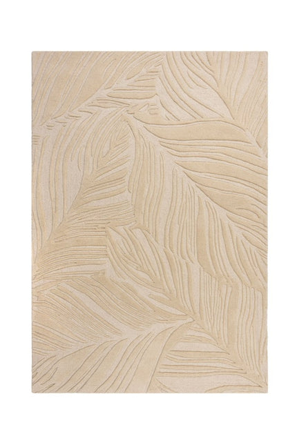 Moderne vloerkleden - Flair Rugs vloerkleed Lino Leaf Naturel - Vloerkledenloods