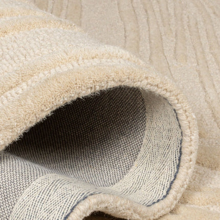 Moderne vloerkleden - Flair Rugs vloerkleed Lino Leaf Naturel - Vloerkledenloods