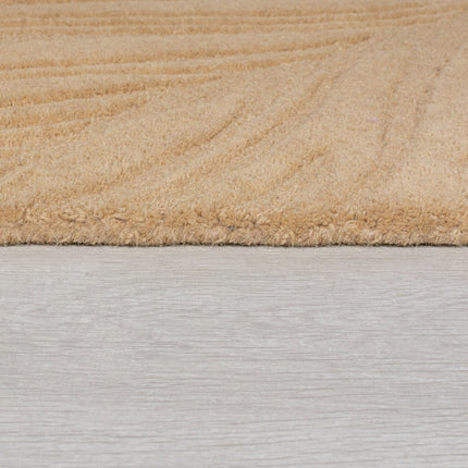 Moderne vloerkleden - Flair Rugs vloerkleed Lino Leaf Stone - Vloerkledenloods