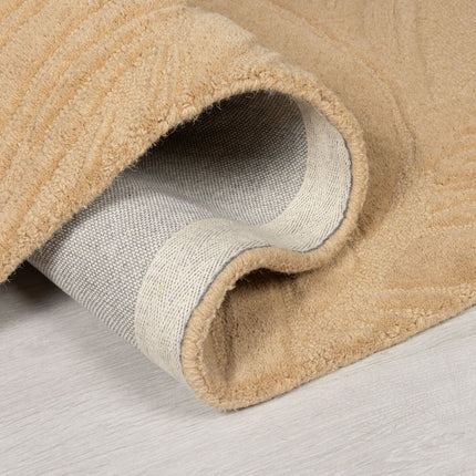 Moderne vloerkleden - Flair Rugs vloerkleed Lino Leaf Stone - Vloerkledenloods