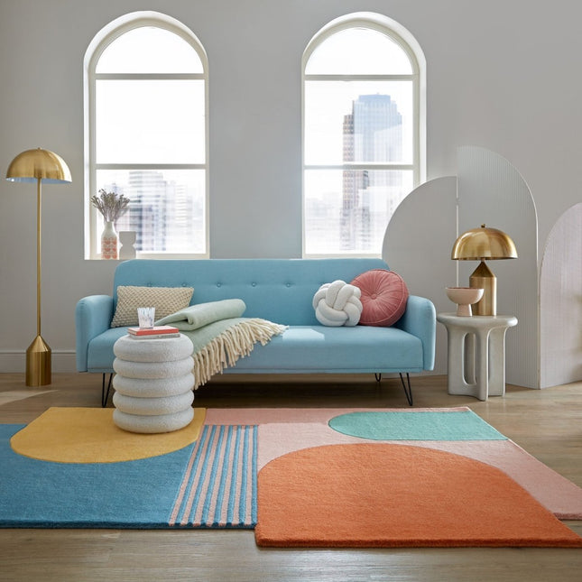 Moderne vloerkleden - Flair Rugs vloerkleed Lozenge Bright Multi - Vloerkledenloods