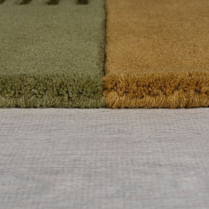 Moderne vloerkleden - Flair Rugs vloerkleed Lozenge Groen Multi - Vloerkledenloods