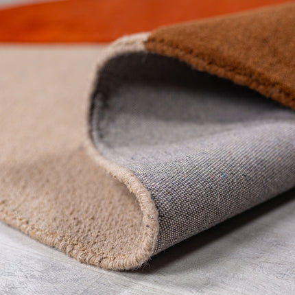 Moderne vloerkleden - Flair Rugs vloerkleed Mia Segment Roest - Vloerkledenloods