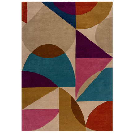 Moderne vloerkleden - Flair Rugs vloerkleed Oblix Multi Shape Multi - Vloerkledenloods