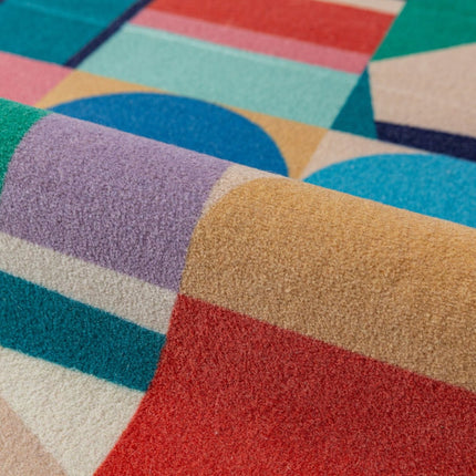 Moderne vloerkleden - Flair Rugs vloerkleed Patchwork Geo Multi - Vloerkledenloods