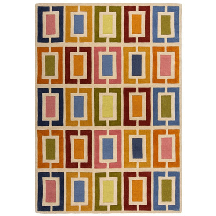 Moderne vloerkleden - Flair Rugs vloerkleed Retro Blocks Multi - Vloerkledenloods