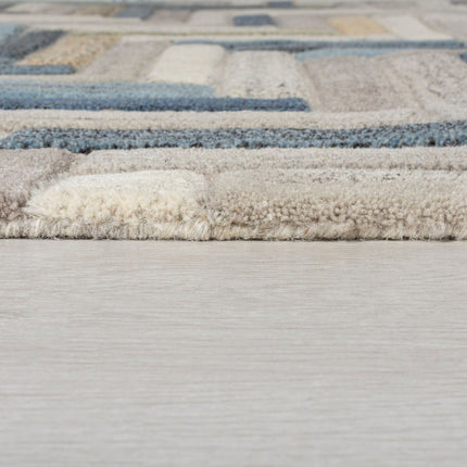 Moderne vloerkleden - Flair Rugs vloerkleed Russo Natural Multi - Vloerkledenloods