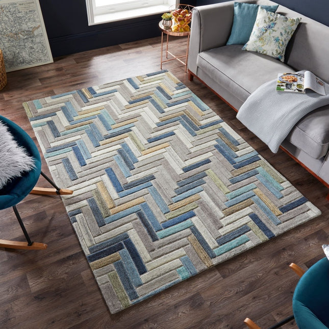 Moderne vloerkleden - Flair Rugs vloerkleed Russo Natural Multi - Vloerkledenloods
