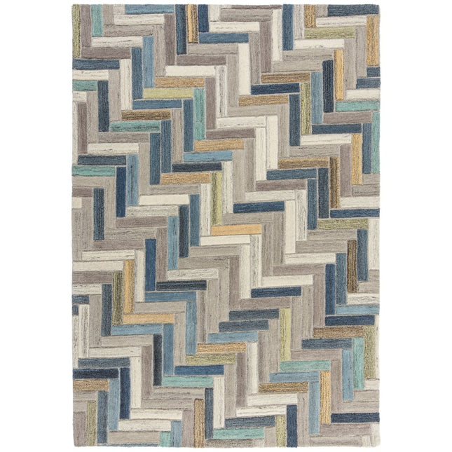 Moderne vloerkleden - Flair Rugs vloerkleed Russo Natural Multi - Vloerkledenloods
