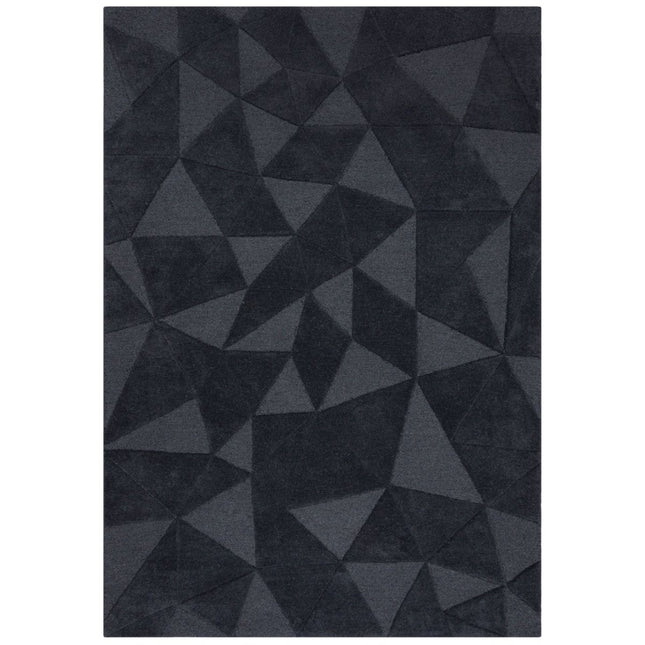 Moderne vloerkleden - Flair Rugs vloerkleed Shard Houtskool - Vloerkledenloods