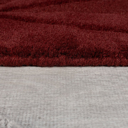 Moderne vloerkleden - Flair Rugs vloerkleed Shard Rood - Vloerkledenloods