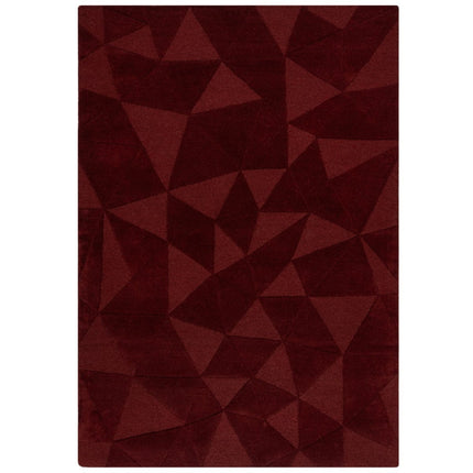 Moderne vloerkleden - Flair Rugs vloerkleed Shard Rood - Vloerkledenloods