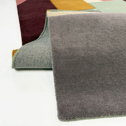Moderne vloerkleden - Flair Rugs vloerkleed Shuffle Shaped Pastel Multi - Vloerkledenloods
