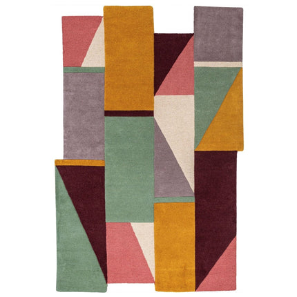 Moderne vloerkleden - Flair Rugs vloerkleed Shuffle Shaped Pastel Multi - Vloerkledenloods