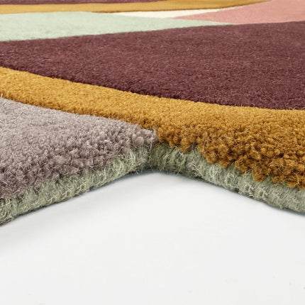 Moderne vloerkleden - Flair Rugs vloerkleed Shuffle Shaped Pastel Multi - Vloerkledenloods