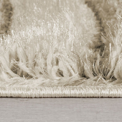 Moderne vloerkleden - Flair Rugs vloerkleed Velvet Carved Naturel - Vloerkledenloods