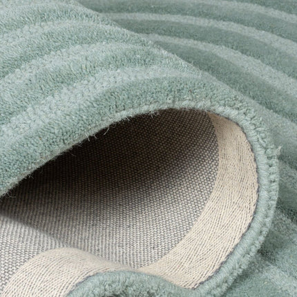 Moderne vloerkleden - Flair Rugs vloerkleed Zen Garden Duck Egg - Vloerkledenloods