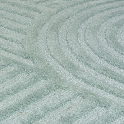 Moderne vloerkleden - Flair Rugs vloerkleed Zen Garden Duck Egg - Vloerkledenloods