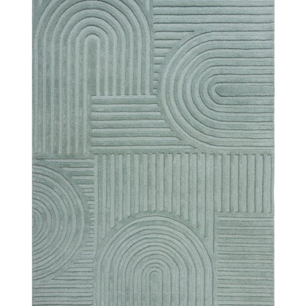 Moderne vloerkleden - Flair Rugs vloerkleed Zen Garden Duck Egg - Vloerkledenloods