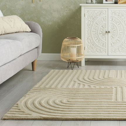 Moderne vloerkleden - Flair Rugs vloerkleed Zen Garden Naturel - Vloerkledenloods