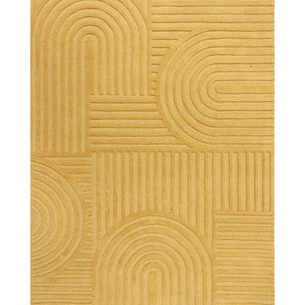 Moderne vloerkleden - Flair Rugs vloerkleed Zen Garden Oker - Vloerkledenloods