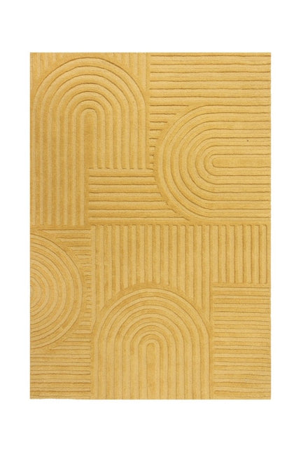Moderne vloerkleden - Flair Rugs vloerkleed Zen Garden Oker - Vloerkledenloods