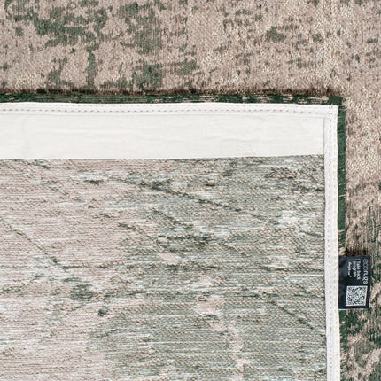 Moderne vloerkleden - In - en outdoor vloerkleed Cracks Dark Pine 8723 - Louis de Poortere - Vloerkledenloods