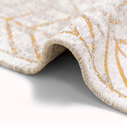 Moderne vloerkleden - In - en outdoor vloerkleed Jacob's Ladder Central Yellow 8928 - Louis de Poortere - Vloerkledenloods