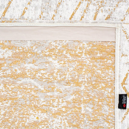 Moderne vloerkleden - In - en outdoor vloerkleed Jacob's Ladder Central Yellow 8928 - Louis de Poortere - Vloerkledenloods