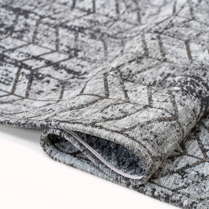 Moderne vloerkleden - In - en outdoor vloerkleed Jacob's Ladder Harlem Contrast 8425 - Louis de Poortere - Vloerkledenloods