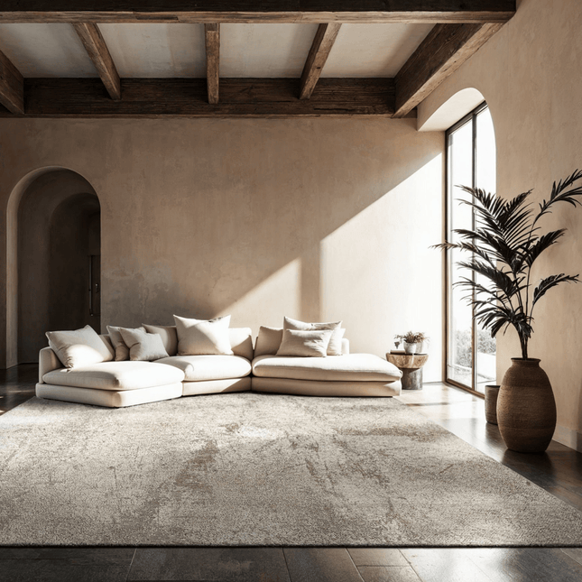 Moderne vloerkleden - In - en outdoor vloerkleed Sol Albatre 9735 - Louis de Poortere - Vloerkledenloods