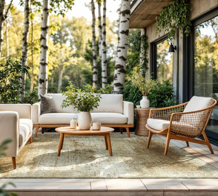 Moderne vloerkleden - In - en outdoor vloerkleed Virgin Land Mercury 9654 - Louis de Poortere - Vloerkledenloods